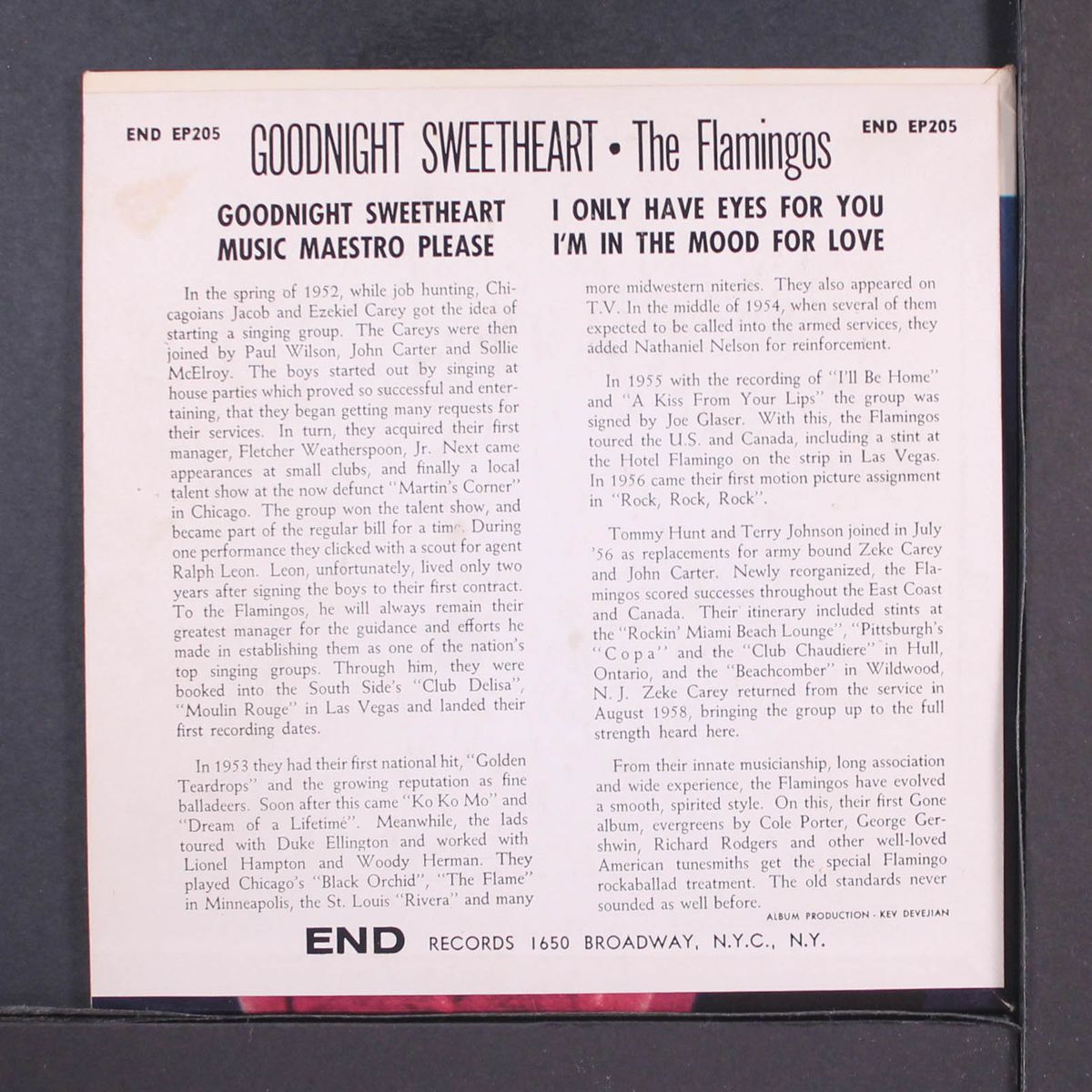 goodnight, sweetheart + 3 by FLAMINGOS
