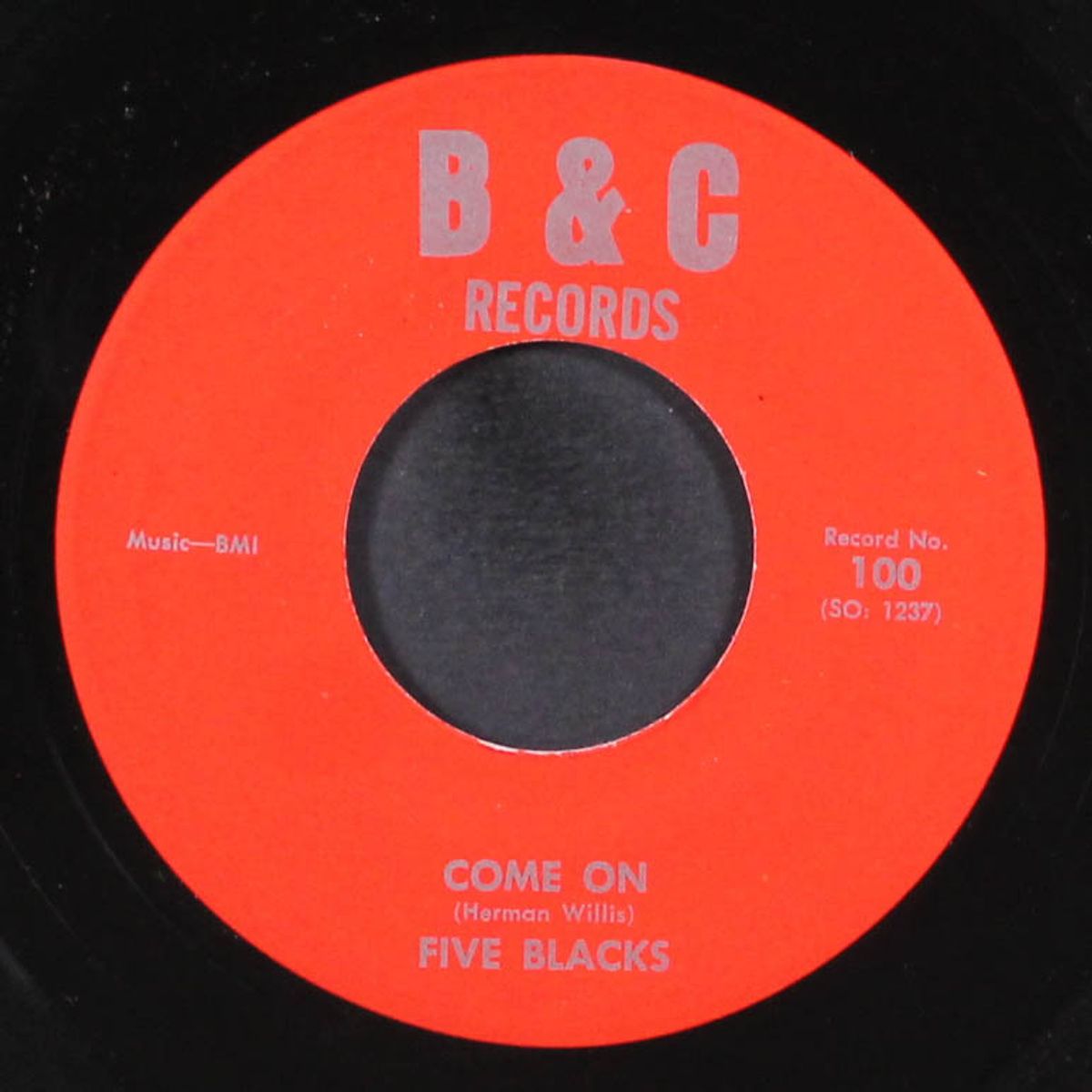 come on / forever in love by FIVE BLACKS