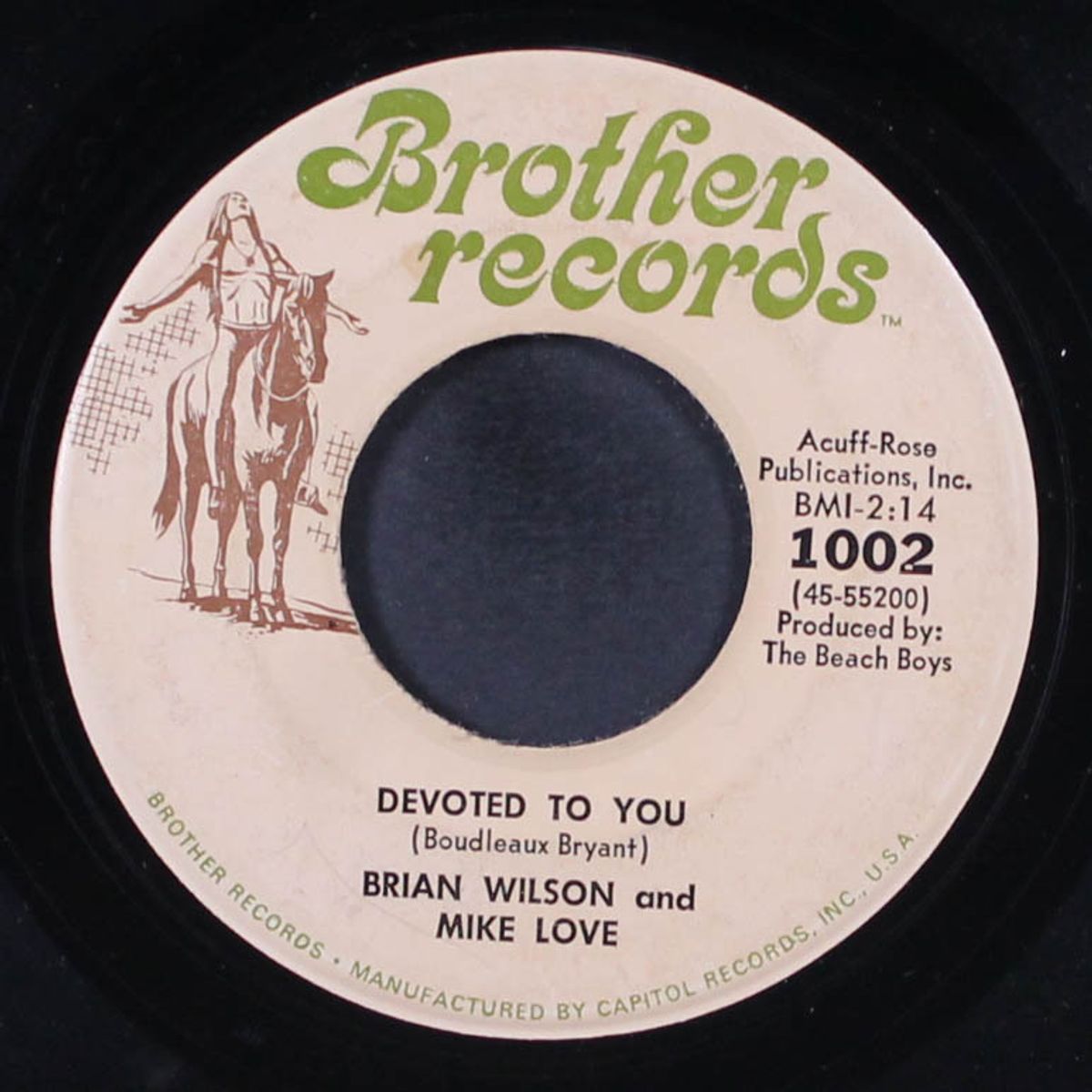 gettin' hungry / devoted to you by BRIAN WILSON & MIKE LOVE