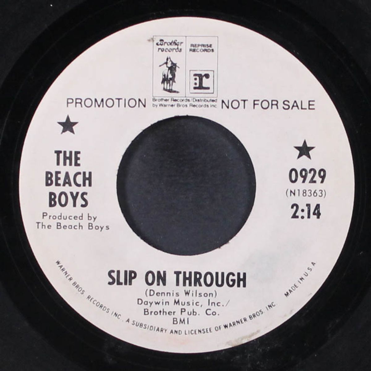 slip on through / this whole world by BEACH BOYS