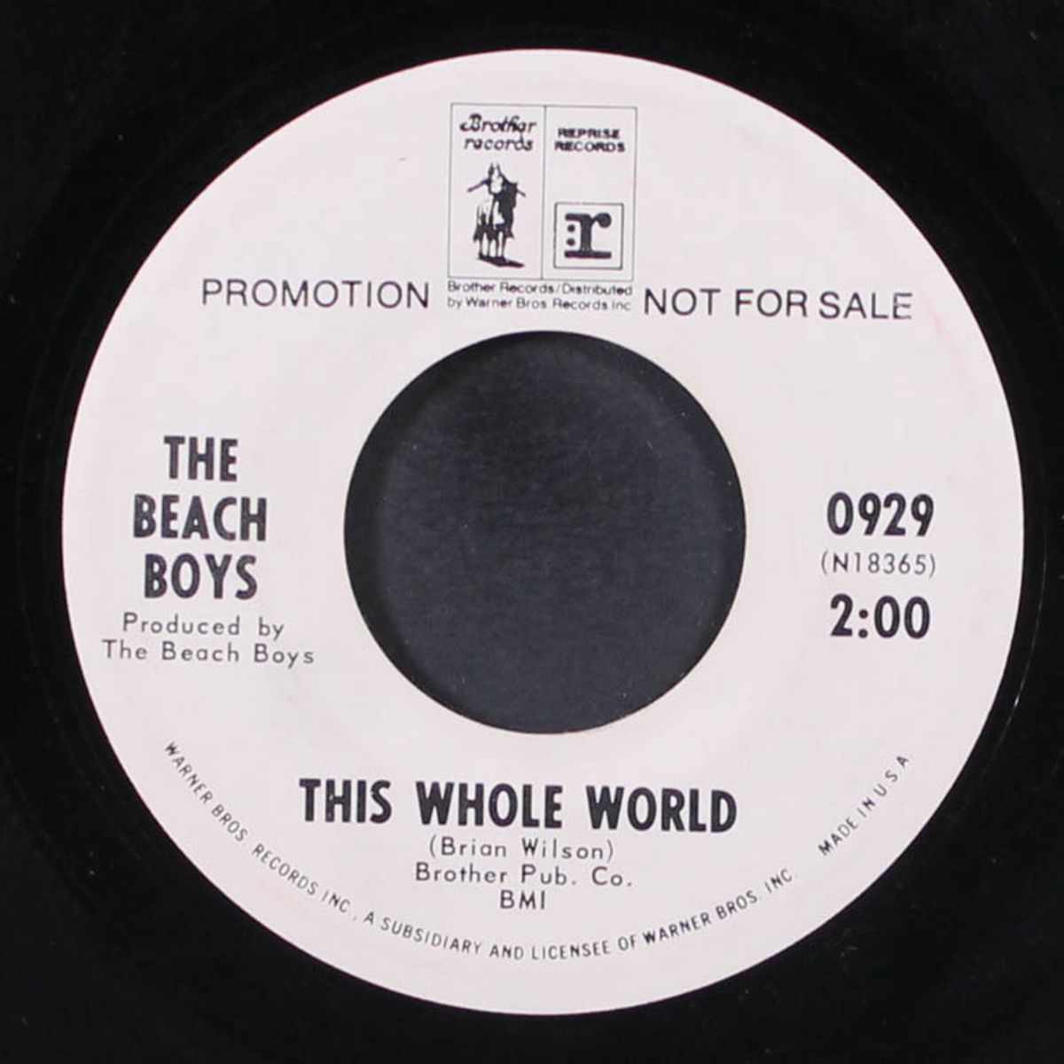 slip on through / this whole world by BEACH BOYS