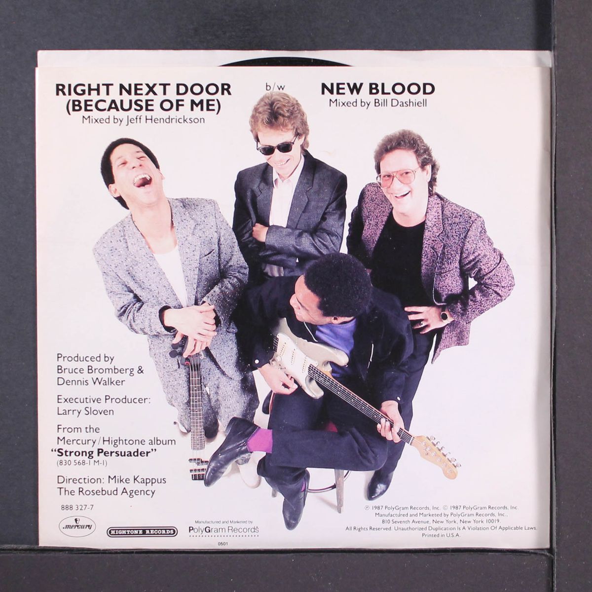 right next door / new blood by ROBERT CRAY
