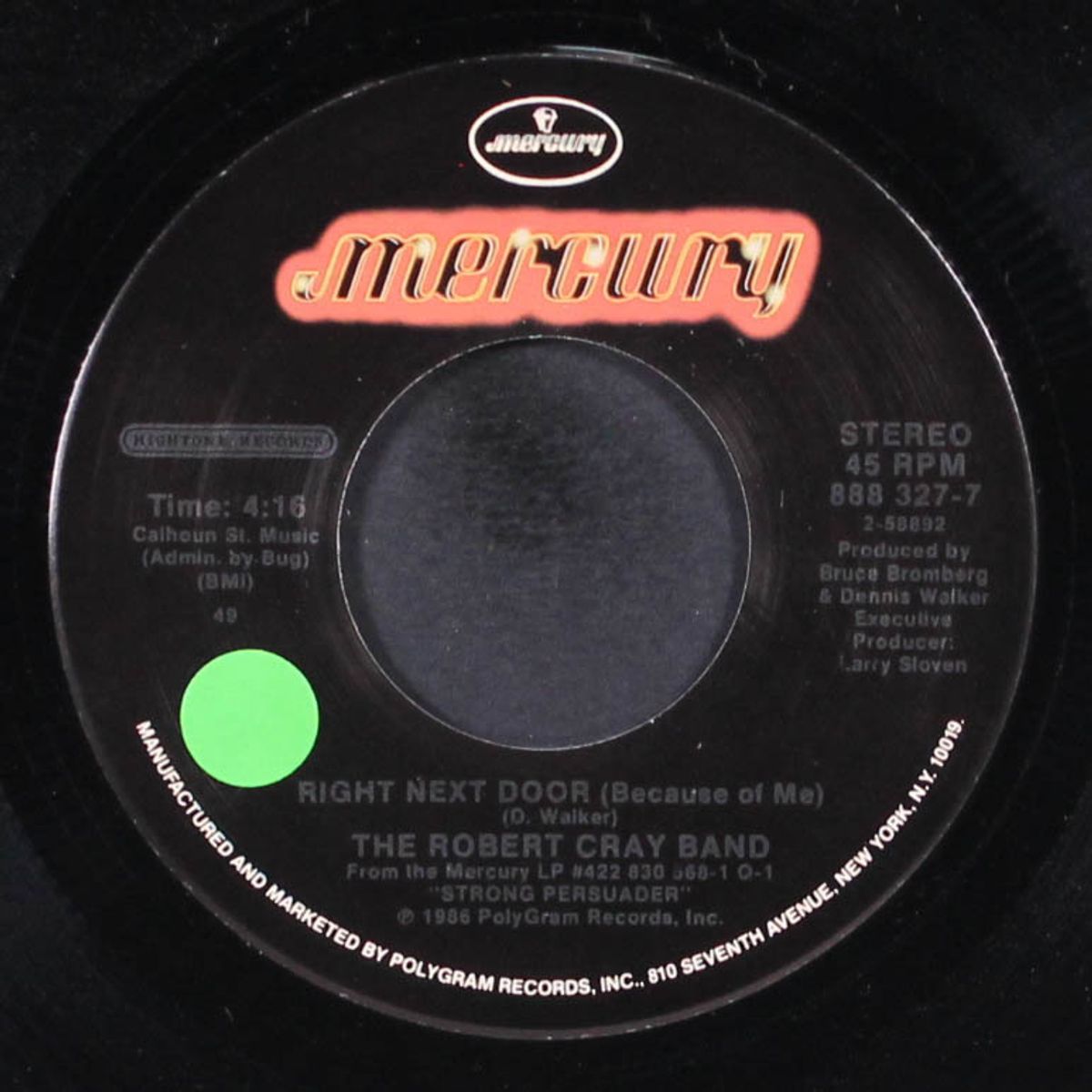 right next door / new blood by ROBERT CRAY
