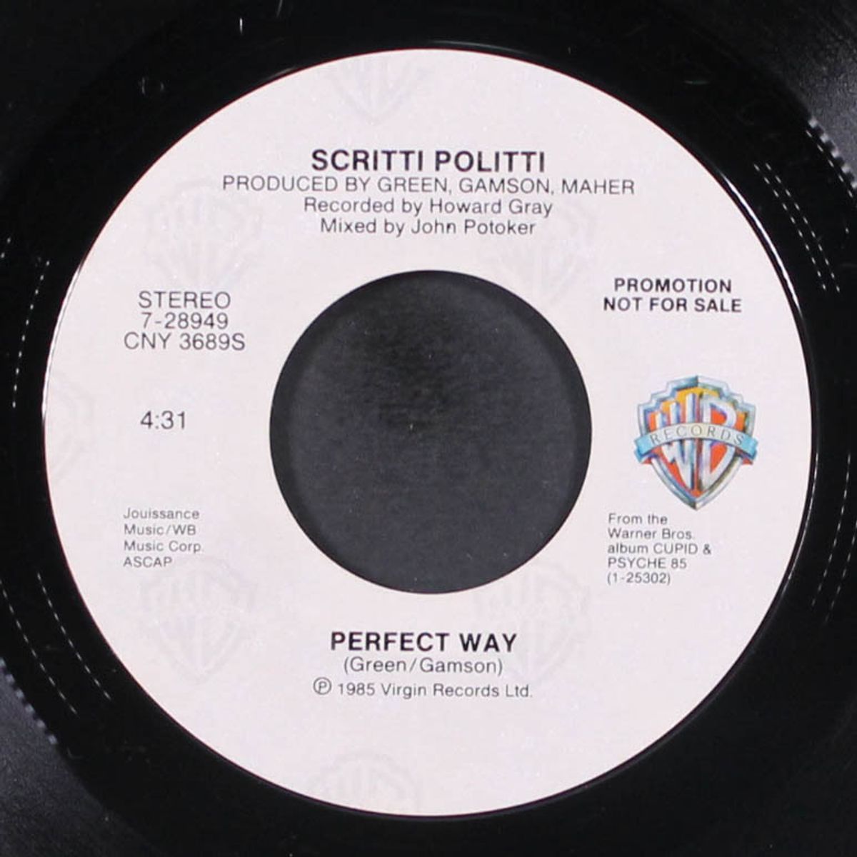 perfect way / same by SCRITTI POLITTI