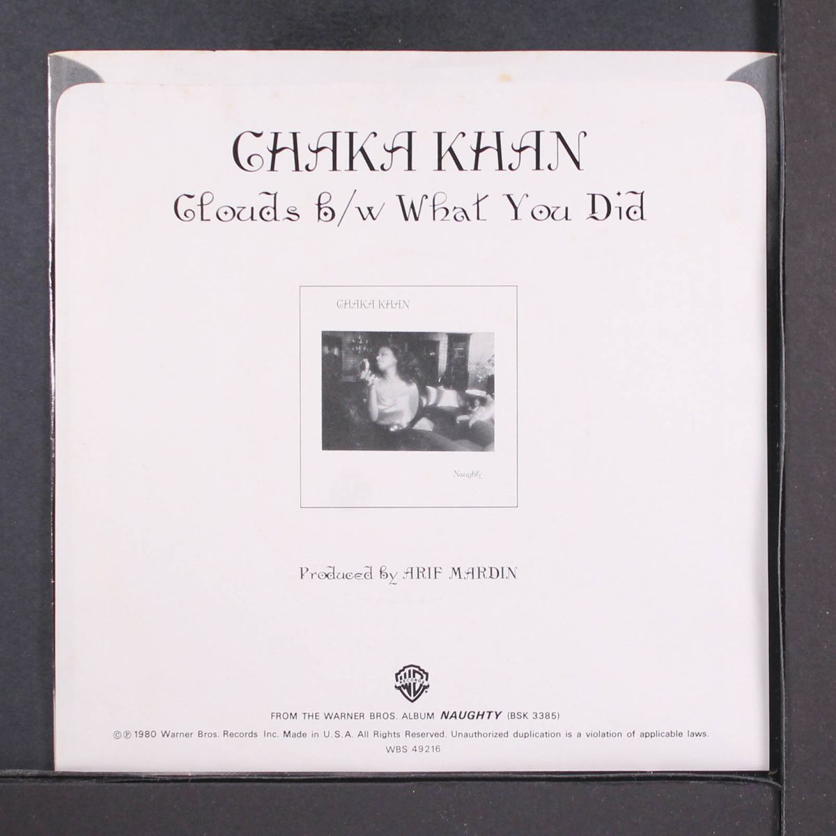 clouds / what you did by CHAKA KHAN