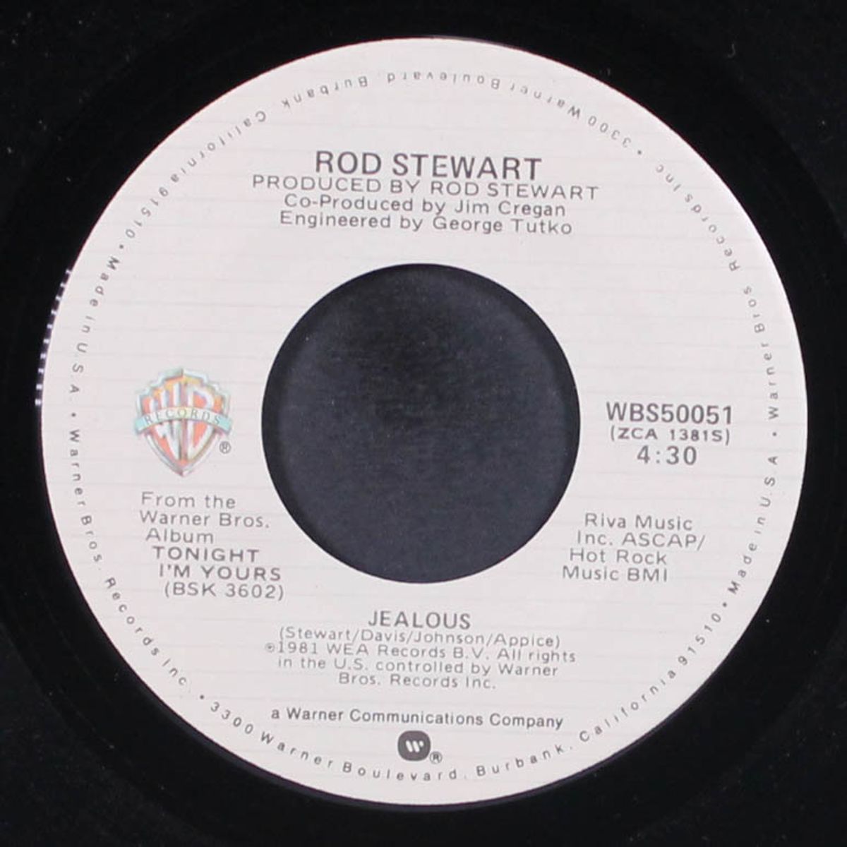how long / jealous by ROD STEWART