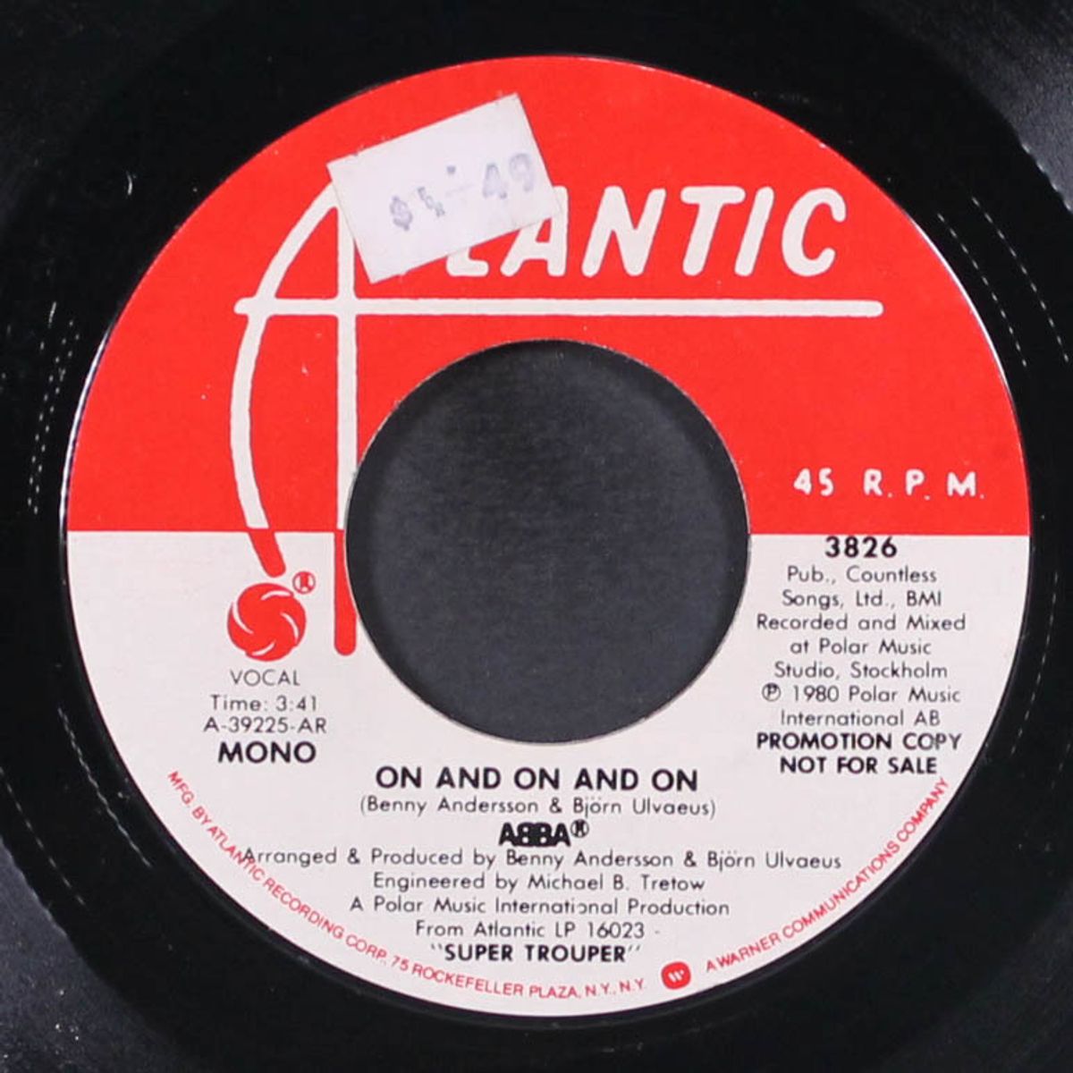 on and on and on / mono by ABBA