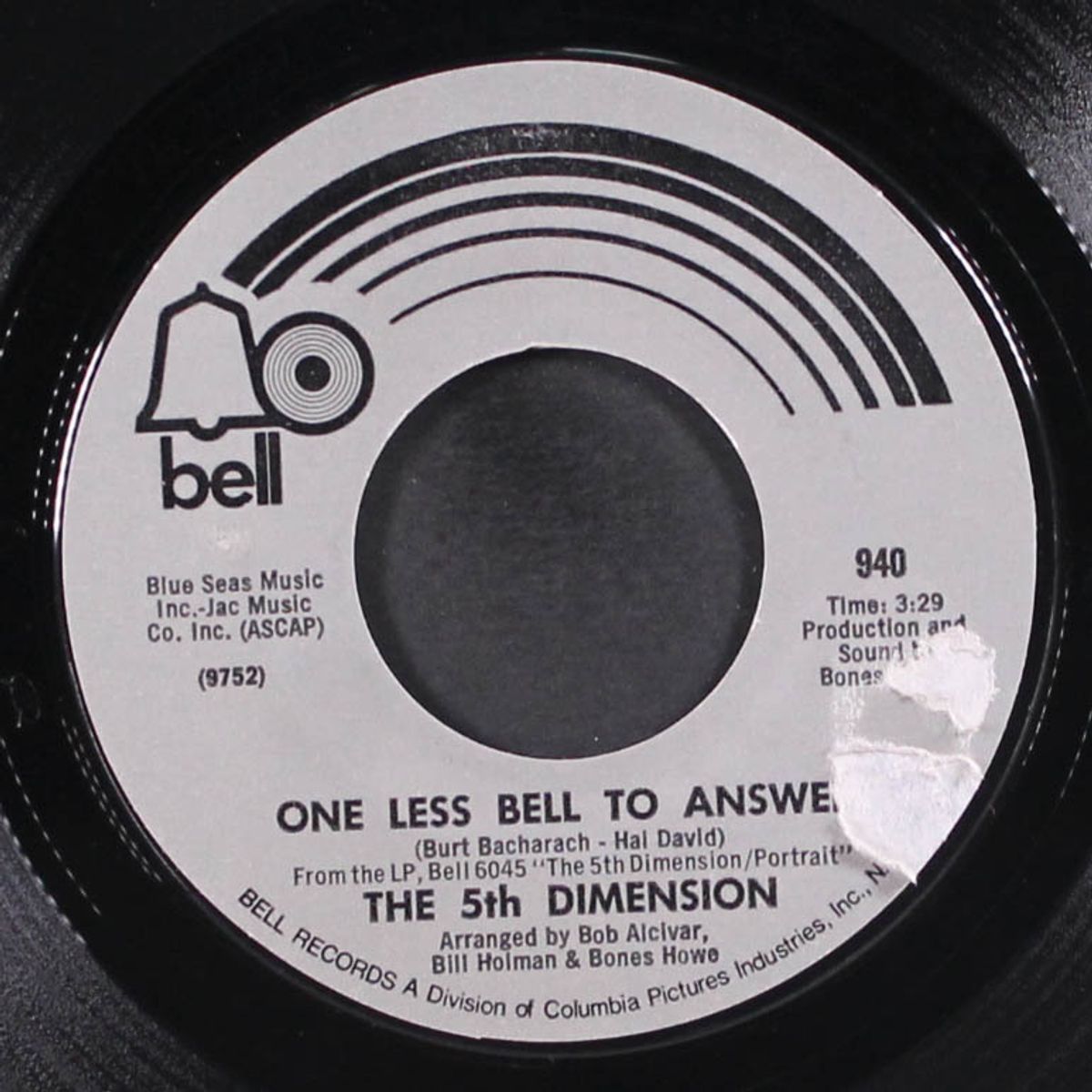 feelin' alright / one less bell to answer by FIFTH DIMENSION