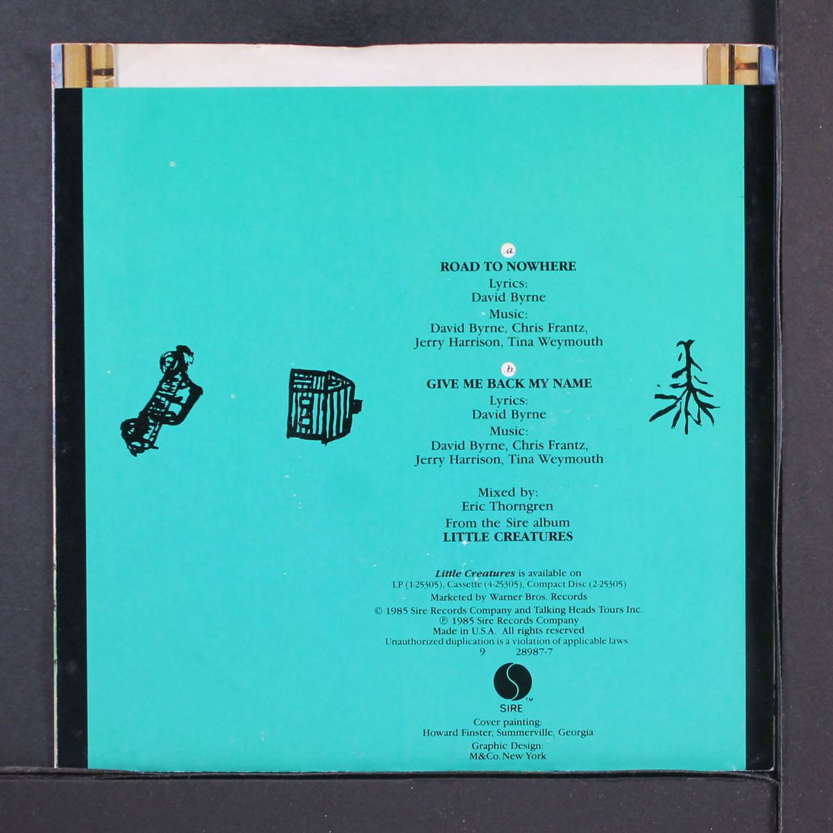 road to nowhere / give me back my name by TALKING HEADS