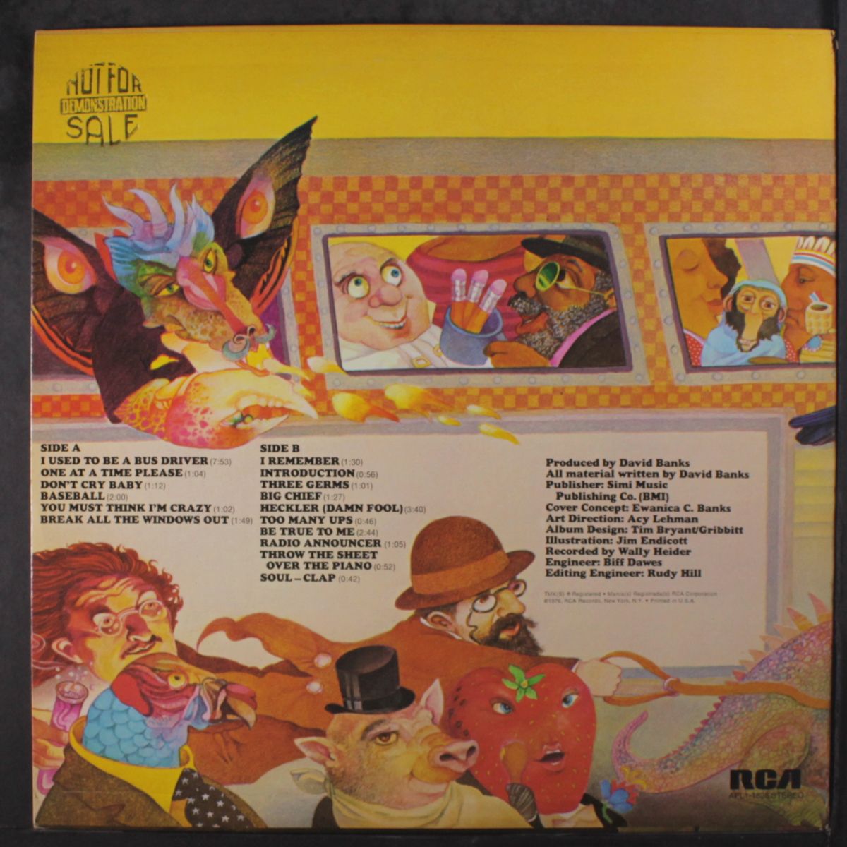 i used to be a bus driver by DAVID BANKS