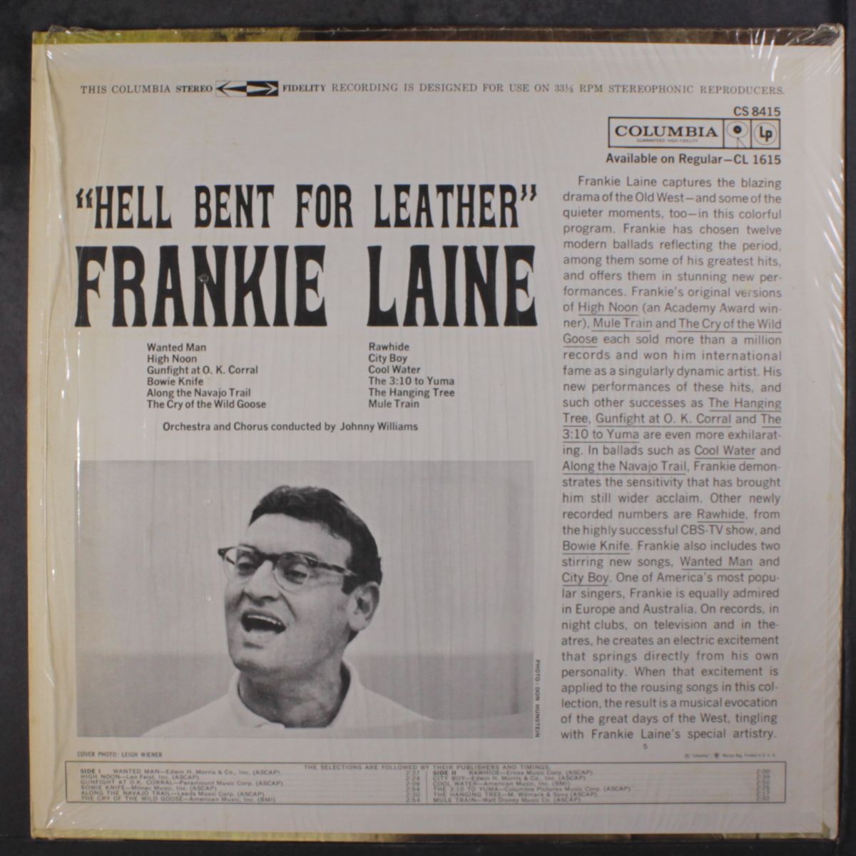 hell bent for leather! by FRANKIE LAINE