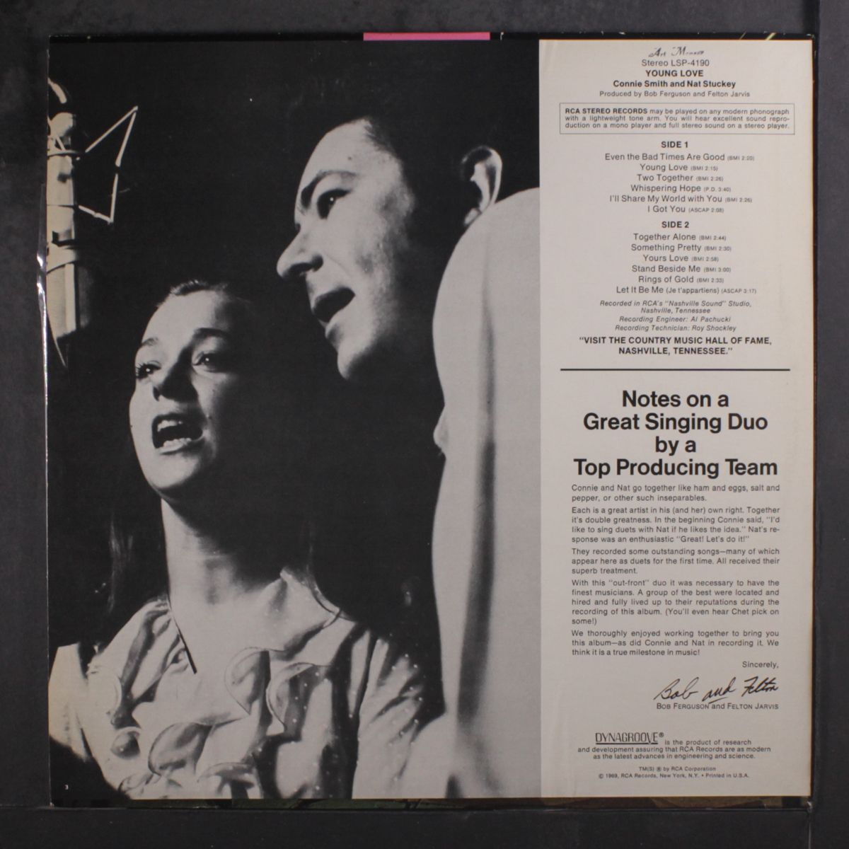 young love by CONNIE SMITH & NAT STUCKEY