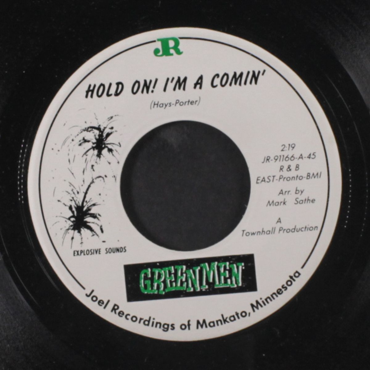 hold on! i'm a comin' / love's a coming by GREENMEN