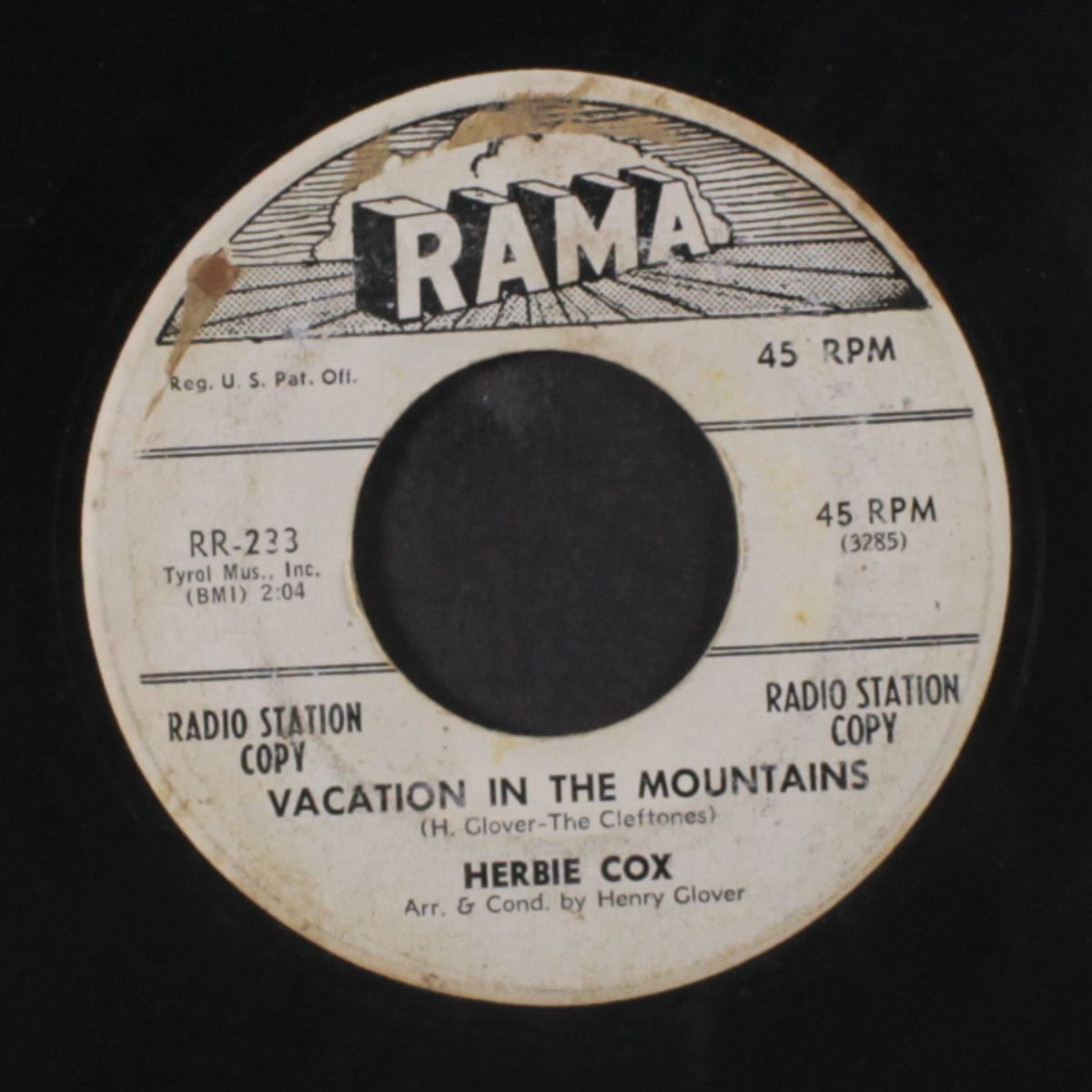 vacation in the mountains / leave my woman alone by HERBIE COX