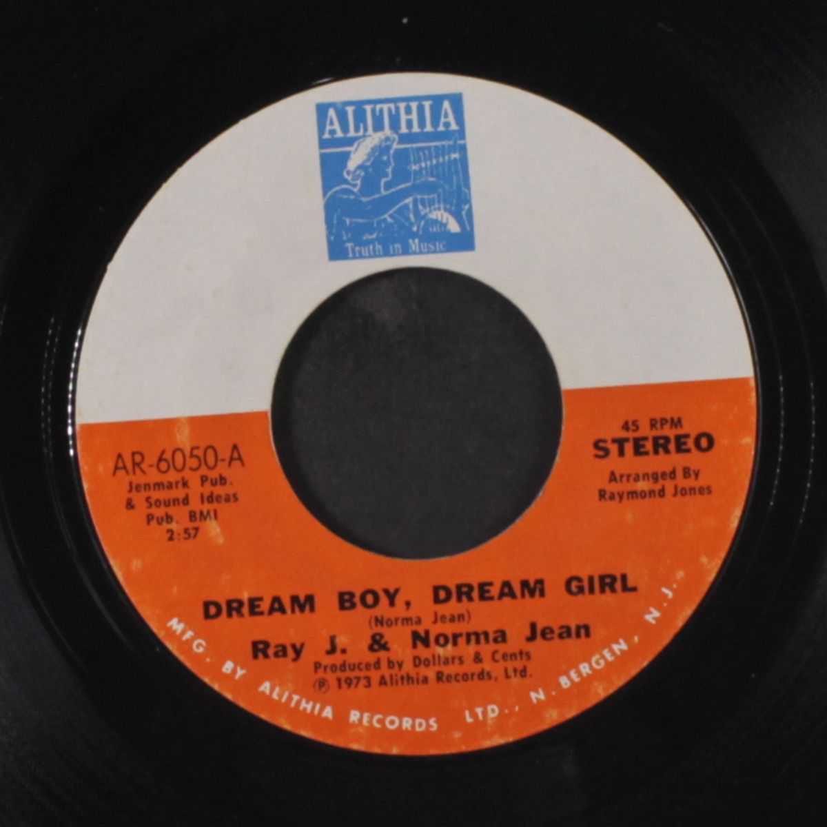 everlasting love / dream boy dream girl by RAY J. & NORMA JEAN