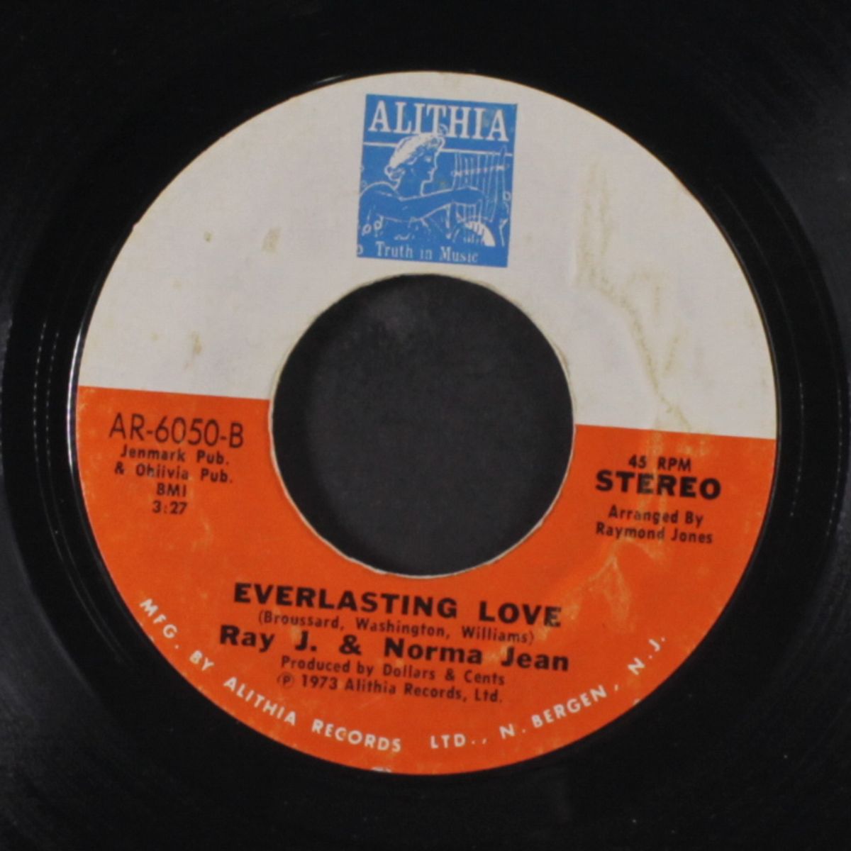 everlasting love / dream boy dream girl by RAY J. & NORMA JEAN