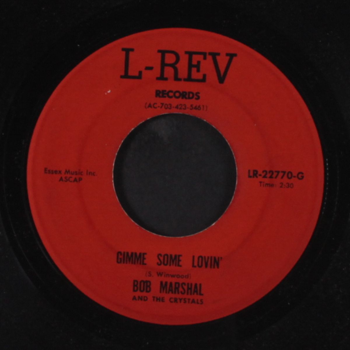 gimme some lovin' / raise your hand by BOB MARSHALL & CRYSTALS