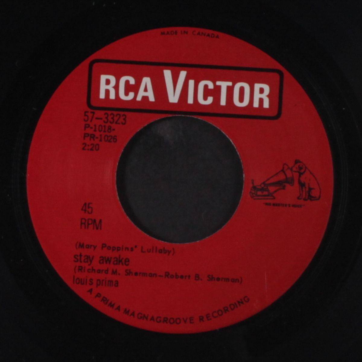a spoonful of sugar / stay awake by LOUIS PRIMA