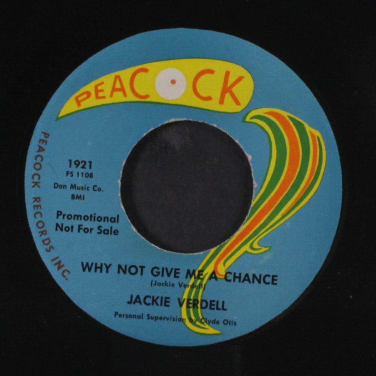 hush / why not give me a chance by JACKIE VERDELL