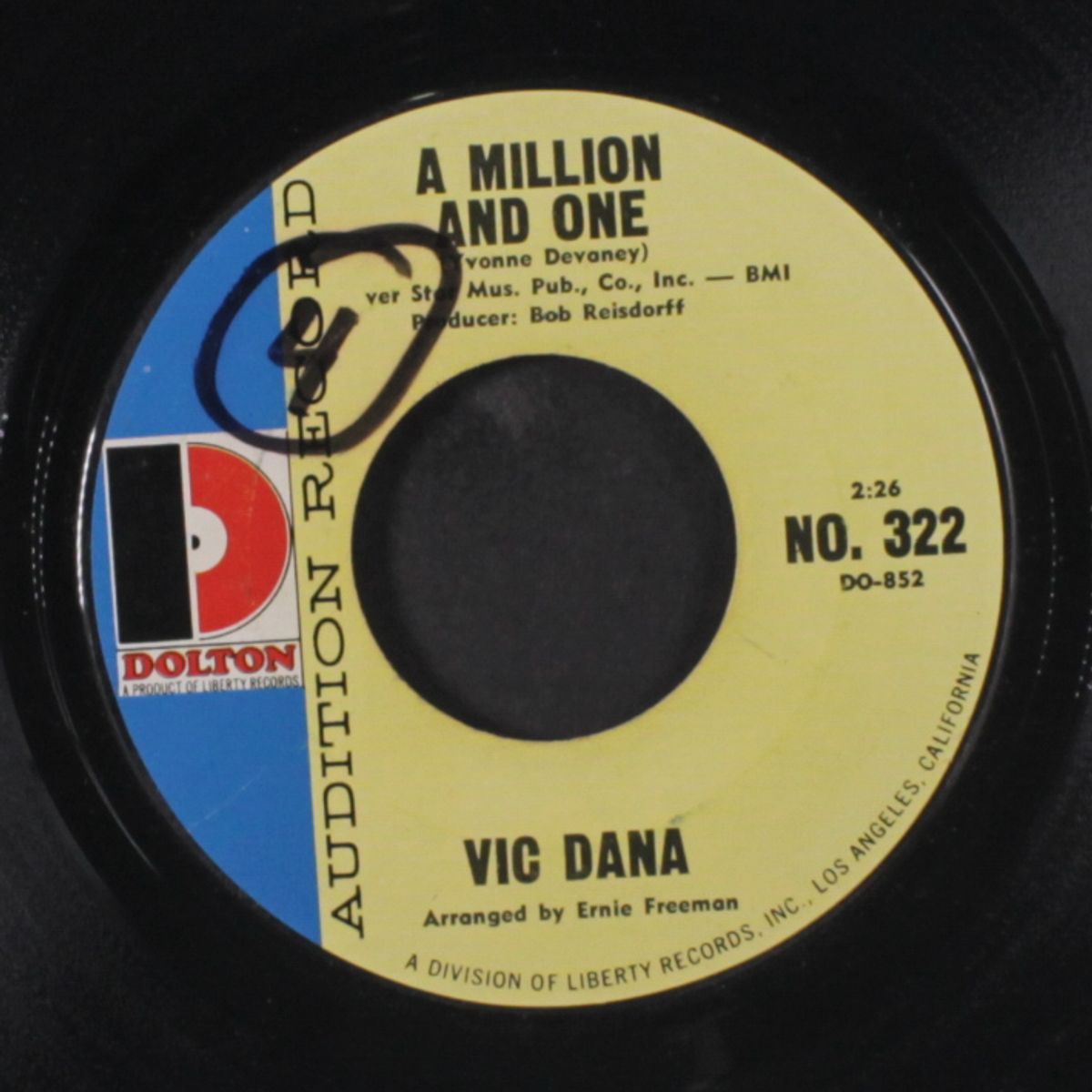 a million and one by VIC DANA