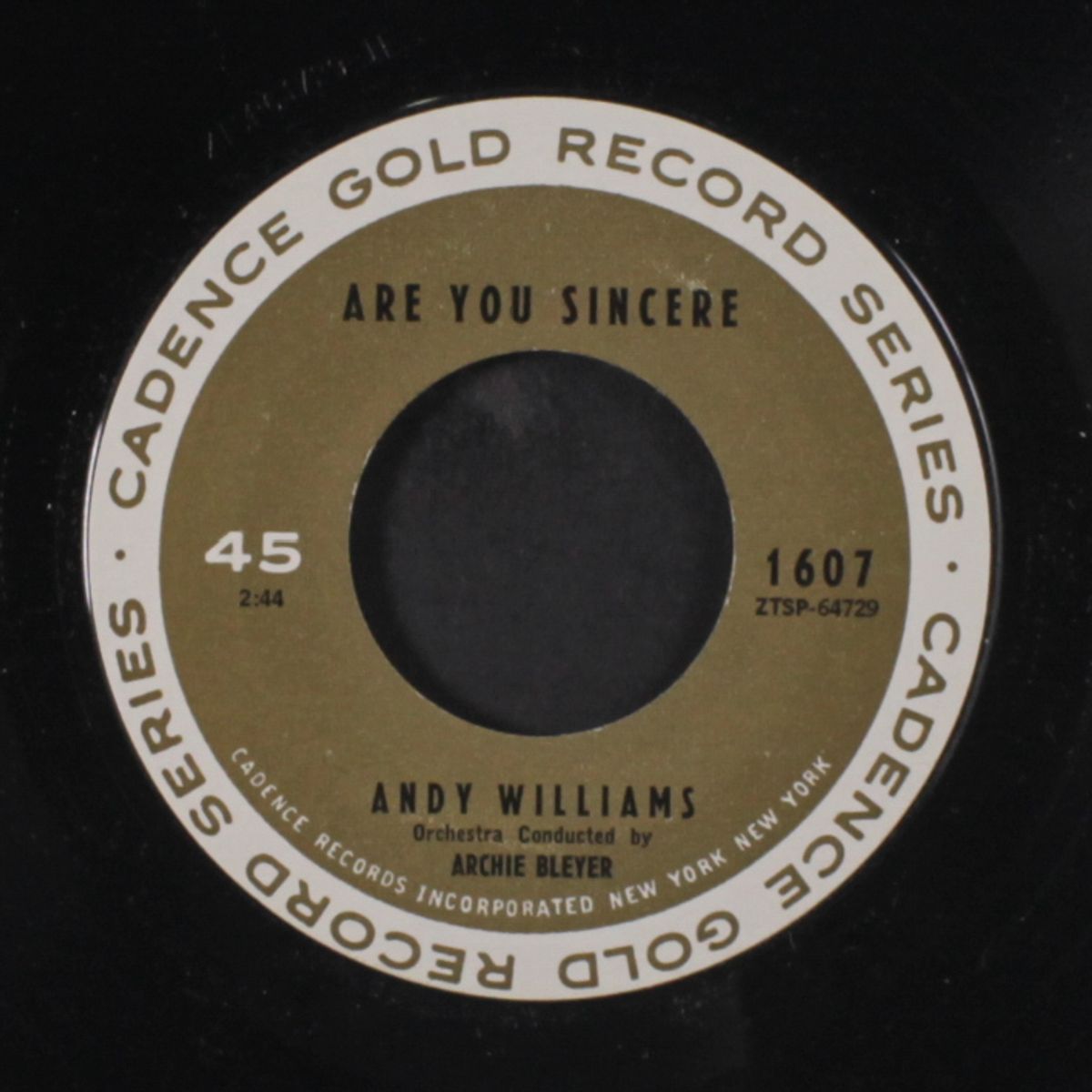 are you sincere / canadian sunset by ANDY WILLIAMS