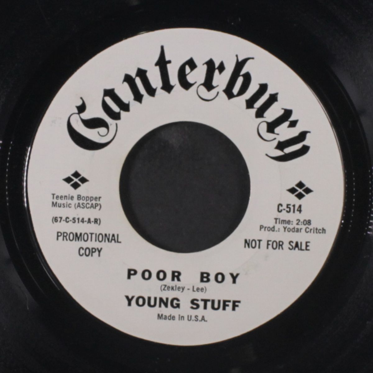 poor boy / it happens to be fun by YOUNG STUFF