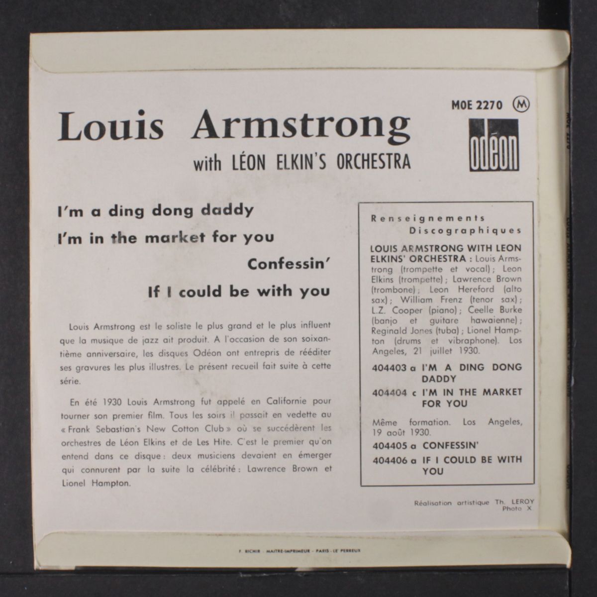 i'm a din dong daddy + 3 by LOUIS ARMSTRONG