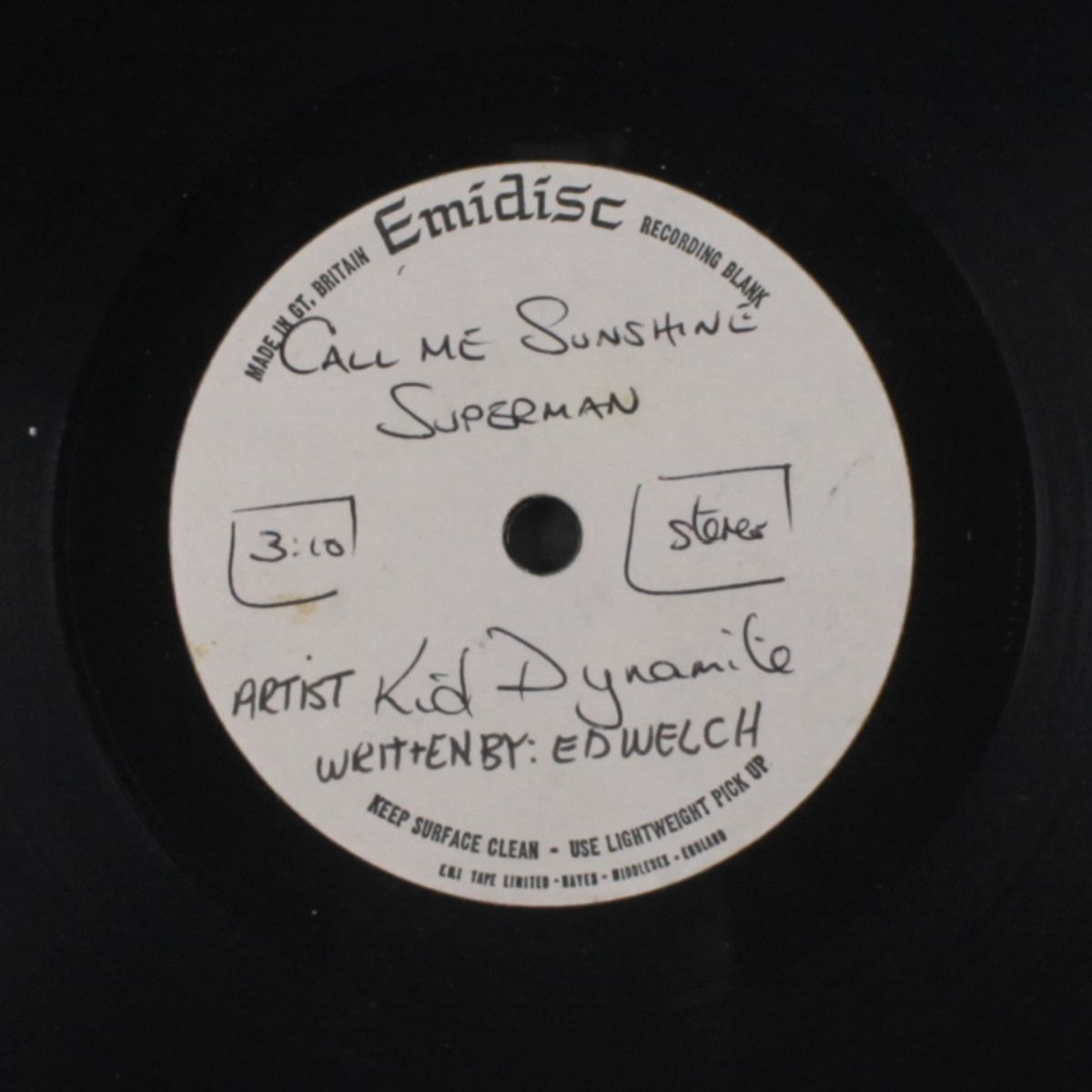 call me sunshine superman / blank by KID DYNAMITE