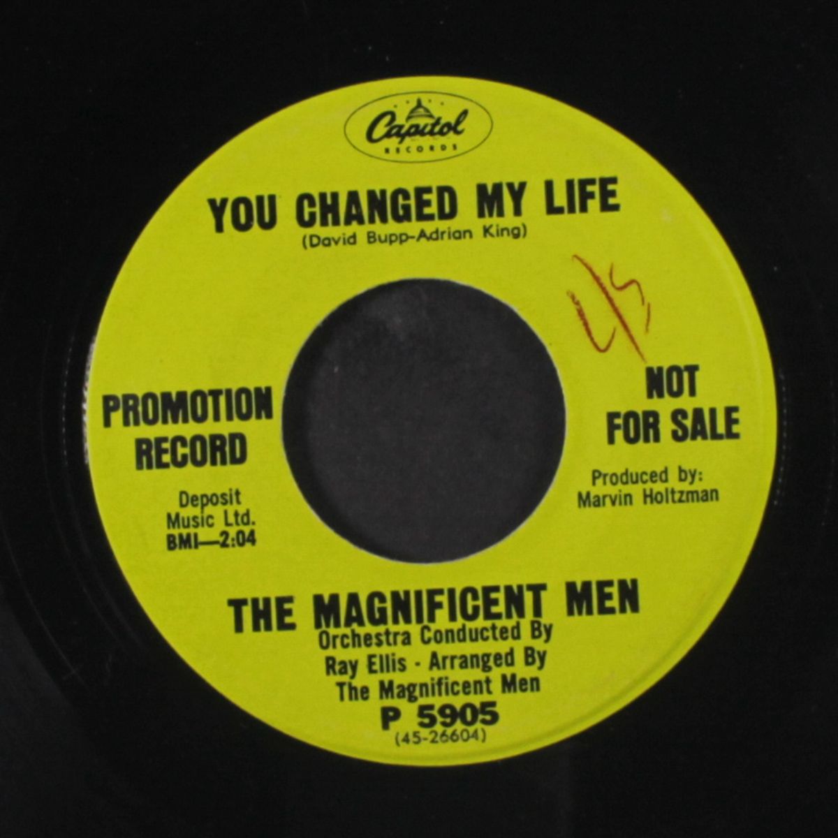 you changed my life / i could be so happy by MAGNIFICENT MEN