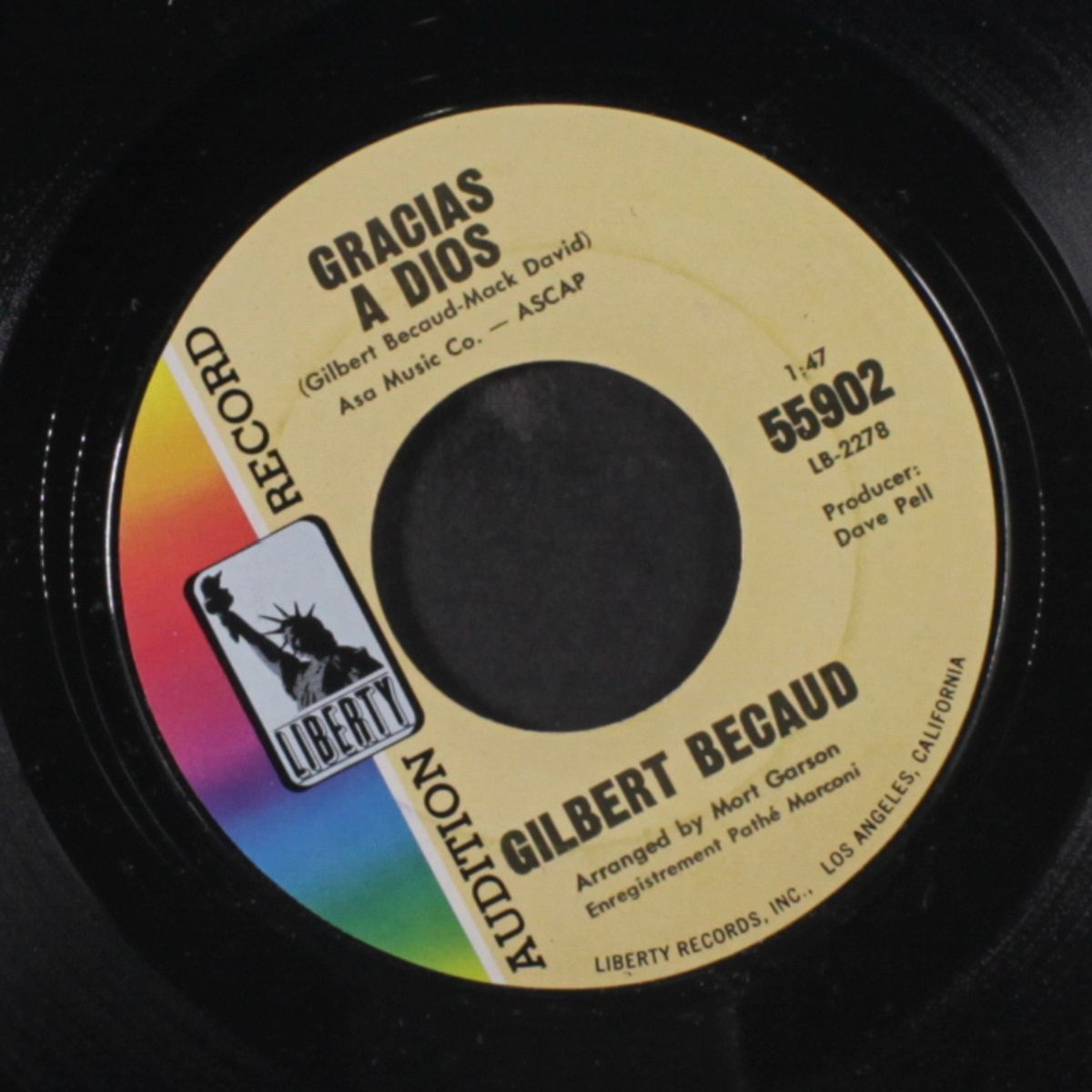 sand & sea / gracias a dios by GILBERT BECAUD