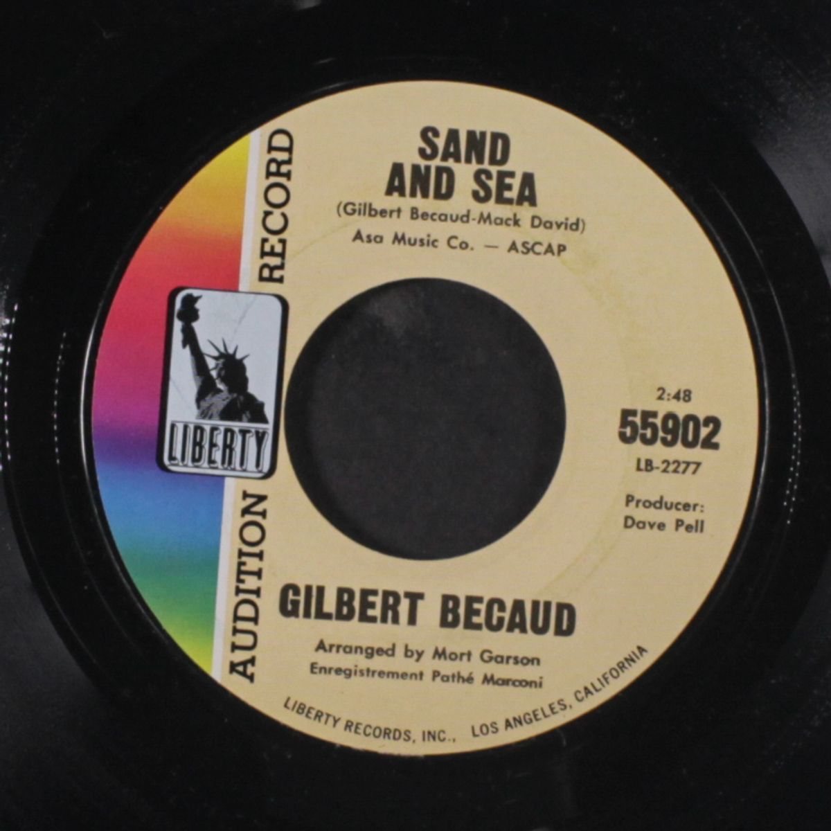 sand & sea / gracias a dios by GILBERT BECAUD