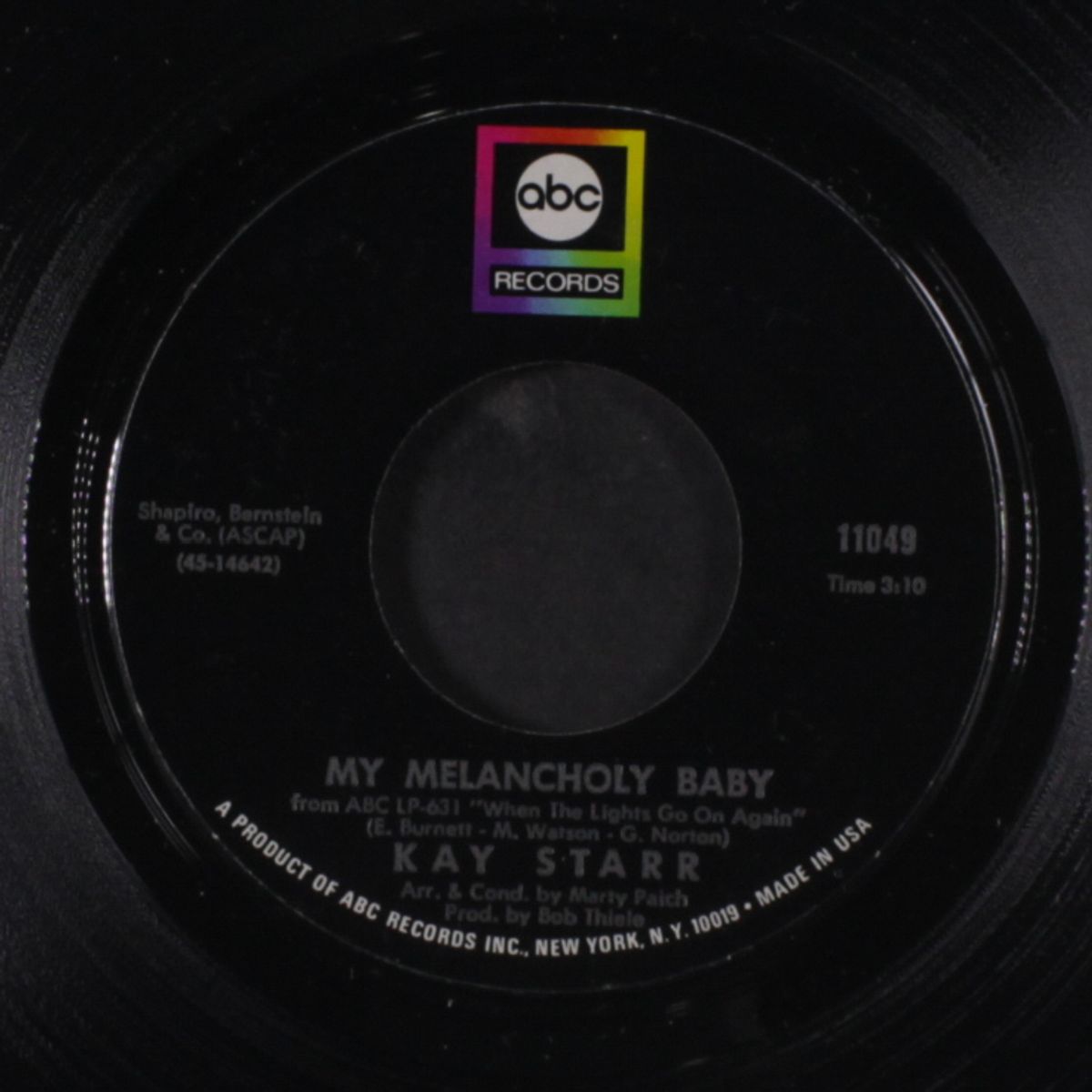 some sweet tomorrow / my melancholy baby by KAY STARR