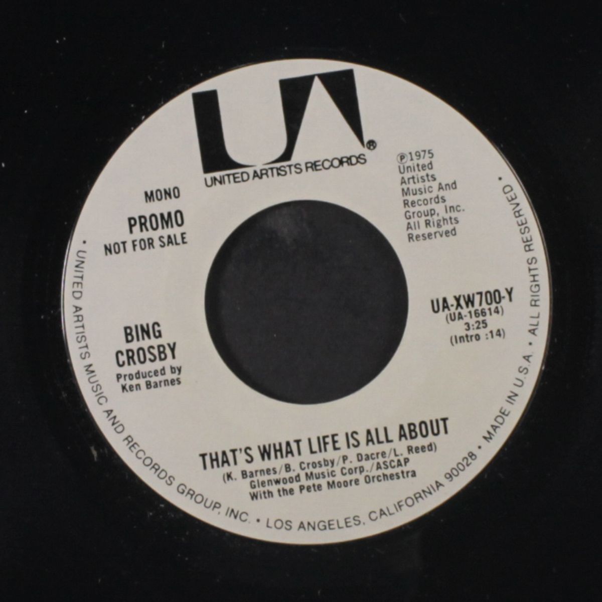 that's what life is all about / mono by BING CROSBY