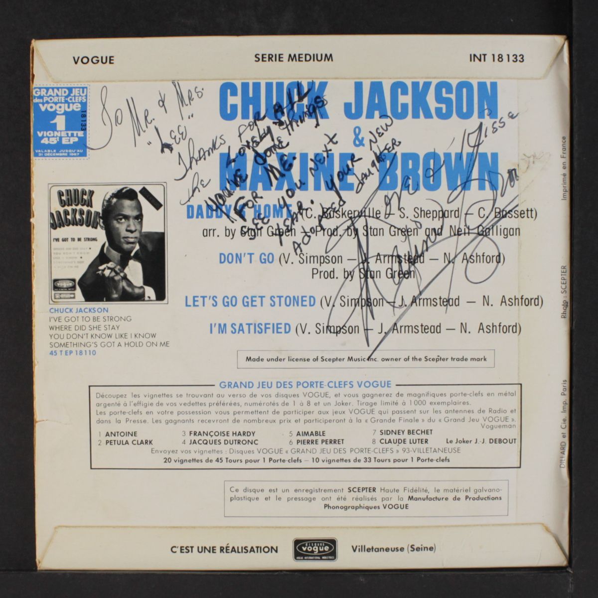 daddy's home by CHUCK JACKSON / MAXINE BROWN