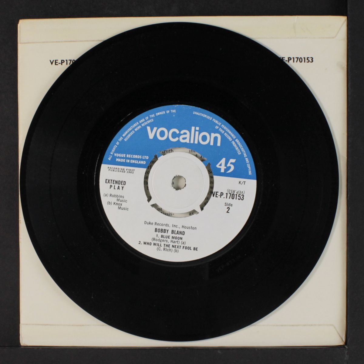 yield not to temptation +3 by BOBBY BLAND