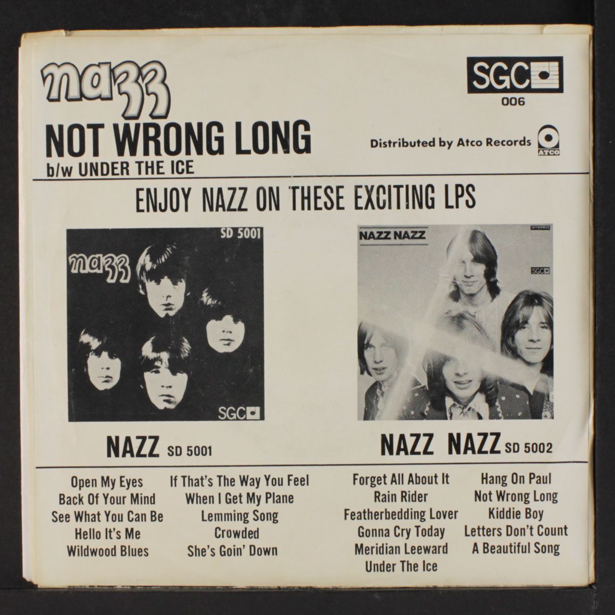 not wrong long / under the ice by NAZZ
