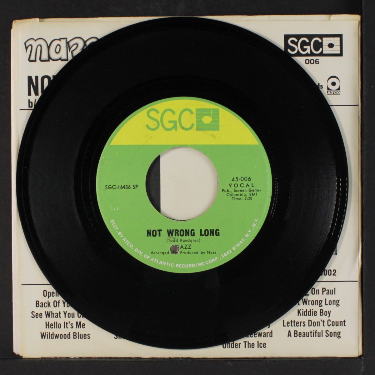 not wrong long / under the ice by NAZZ