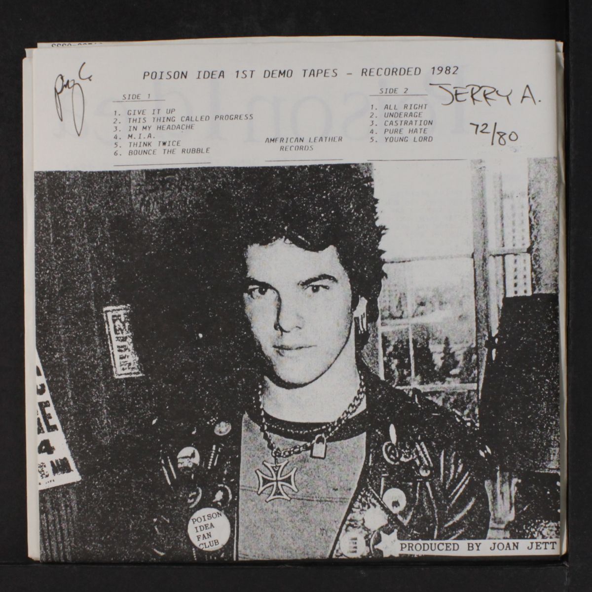 darby crash rides again by POISON IDEA