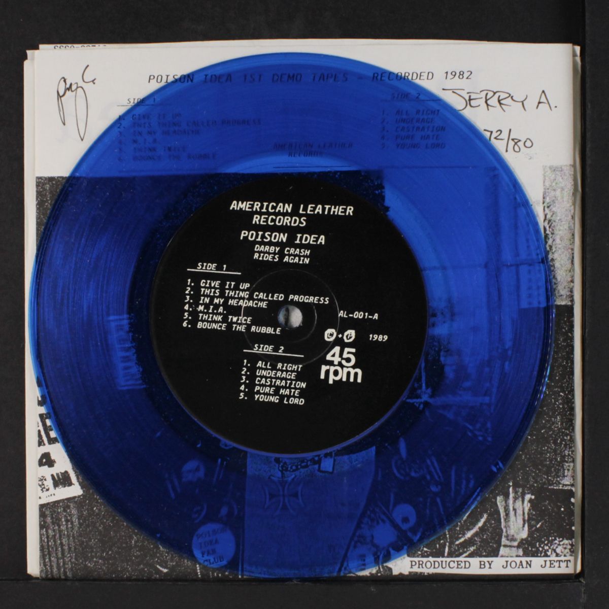 darby crash rides again by POISON IDEA