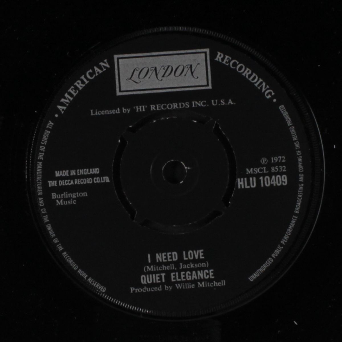mama said / i need love by QUIET ELEGANCE