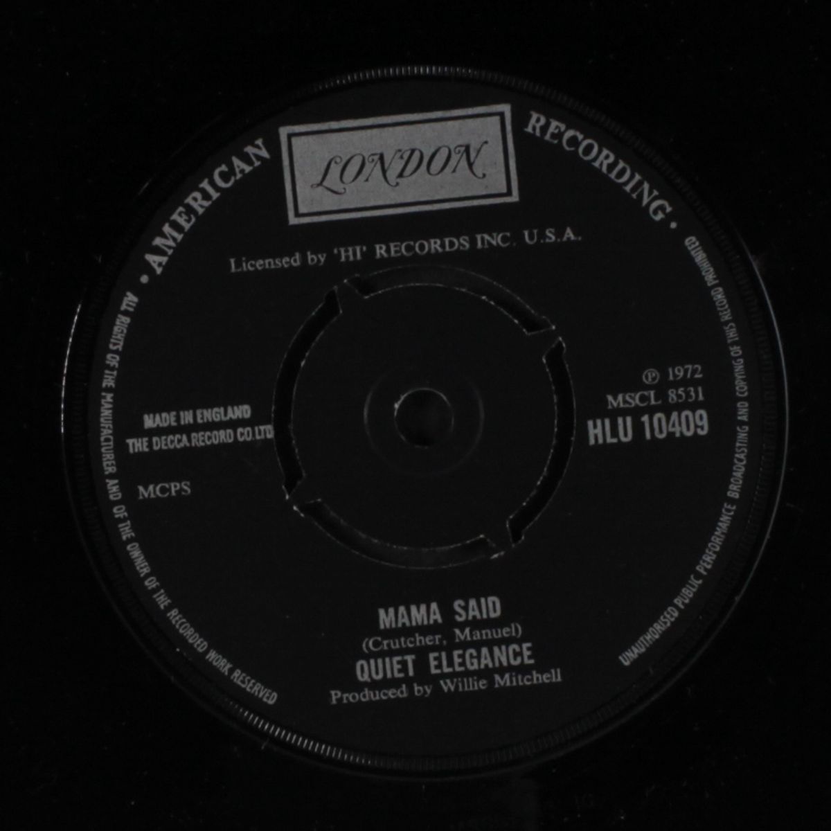 mama said / i need love by QUIET ELEGANCE