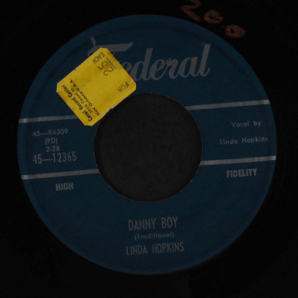 danny boy / mama needs your loving baby by LINDA HOPKINS