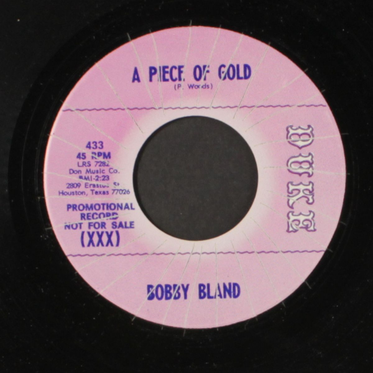 honey child / a piece of gold by BOBBY BLAND