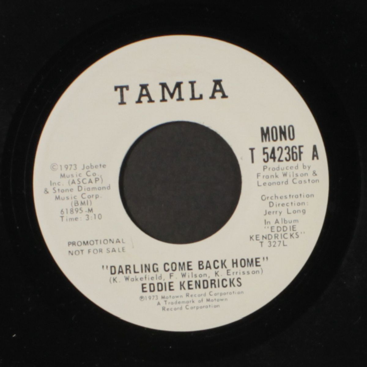 darling come back home / mono by EDDIE KENDRICKS