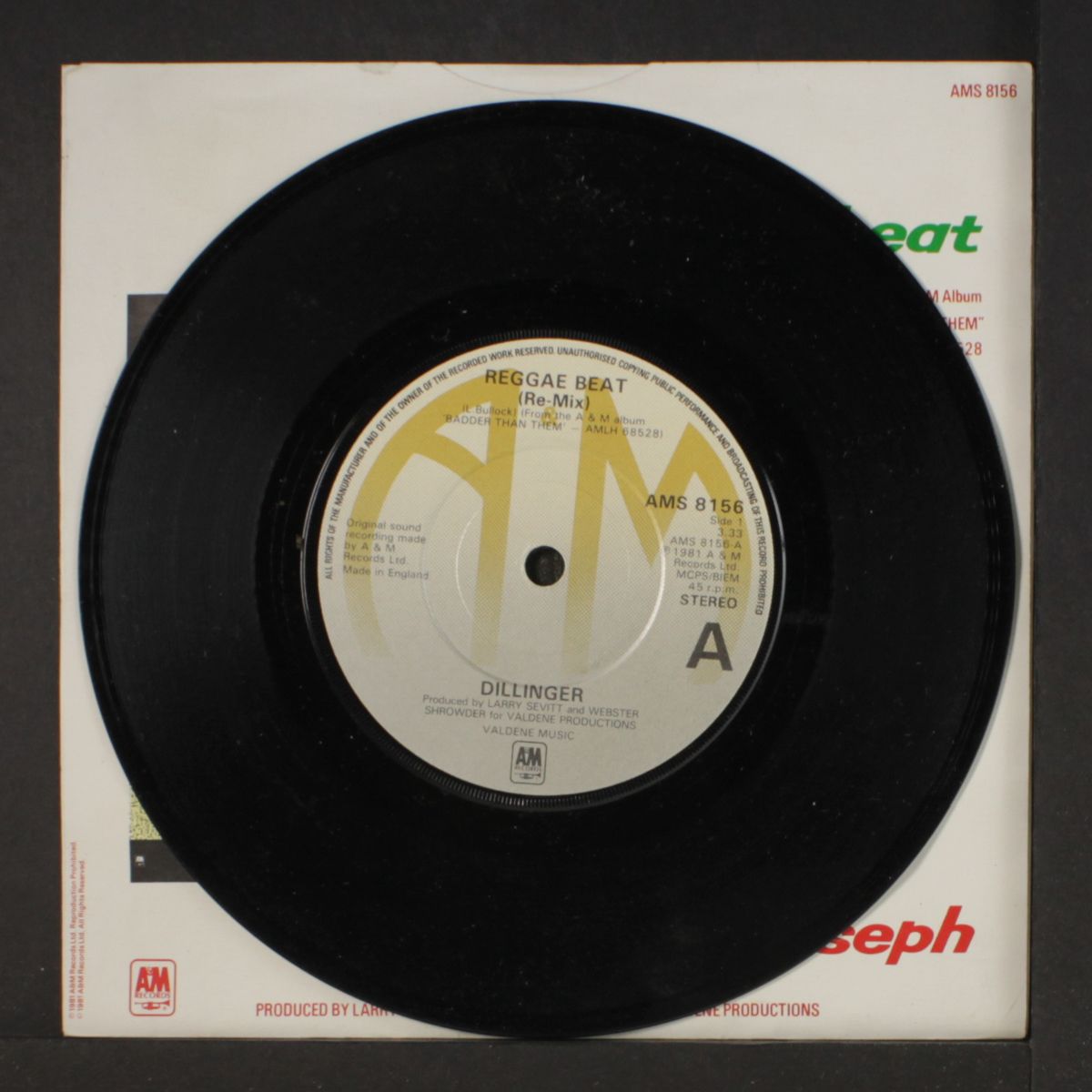 reggae beat / daddy joseph by DILLINGER