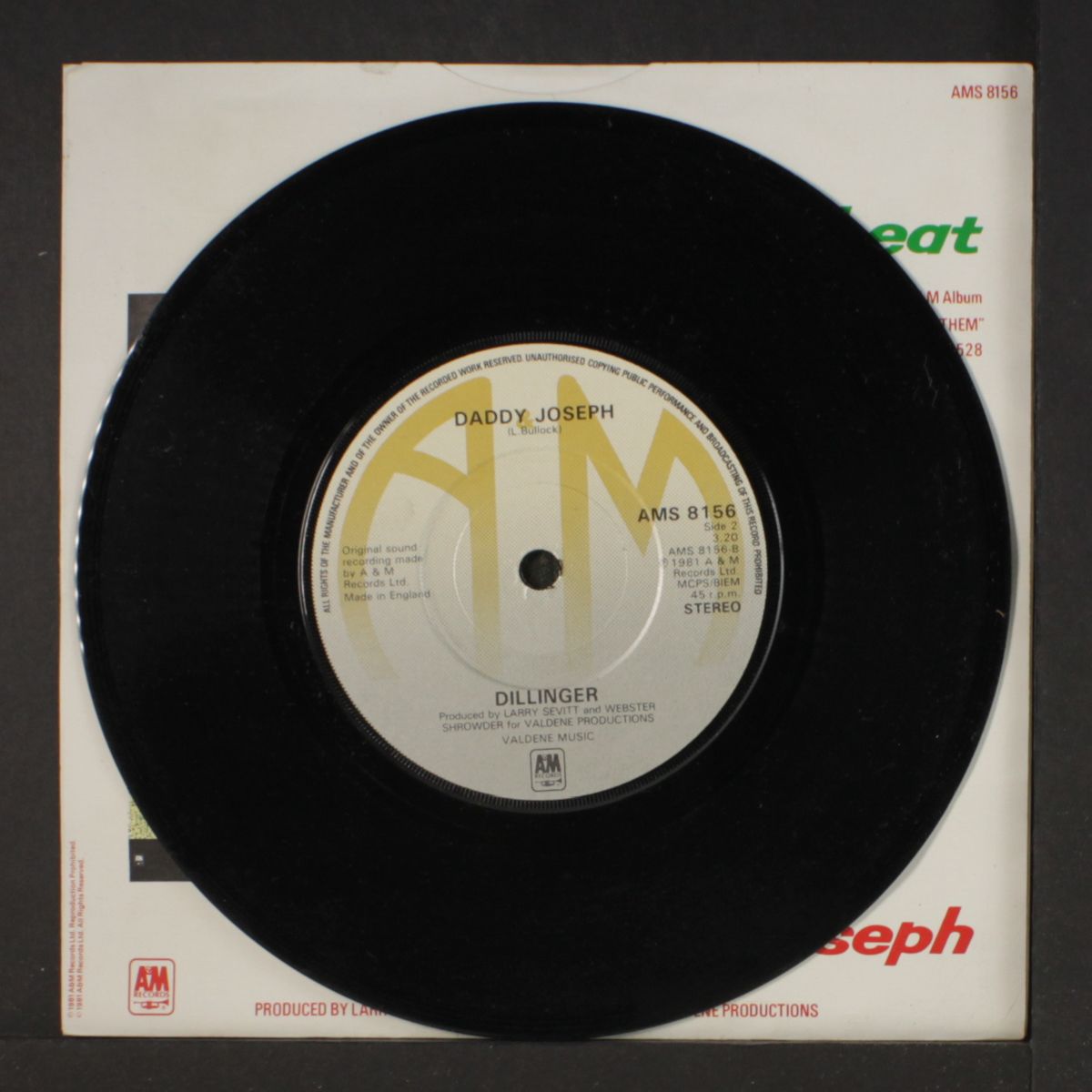 reggae beat / daddy joseph by DILLINGER