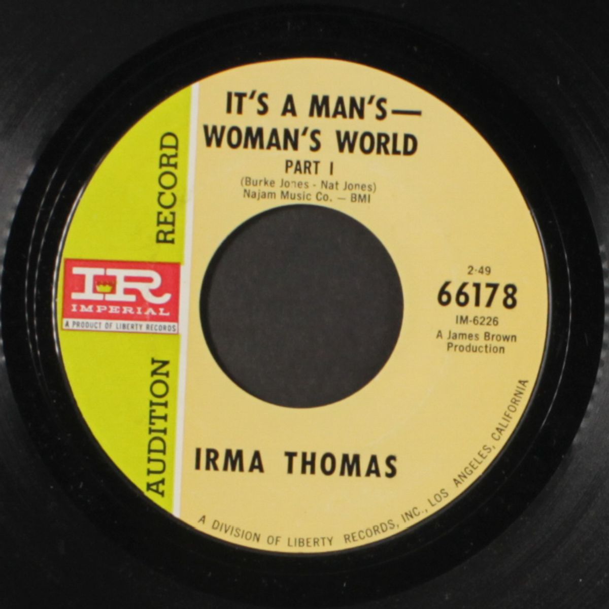 it's a man's-woman's world / part 2 by IRMA THOMAS