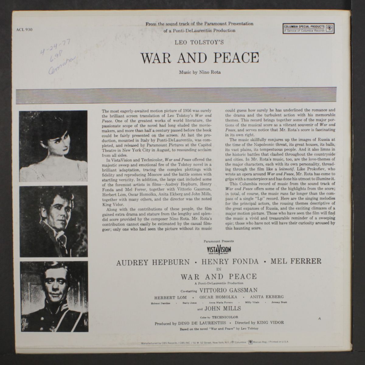 war and peace by SOUNDTRACK