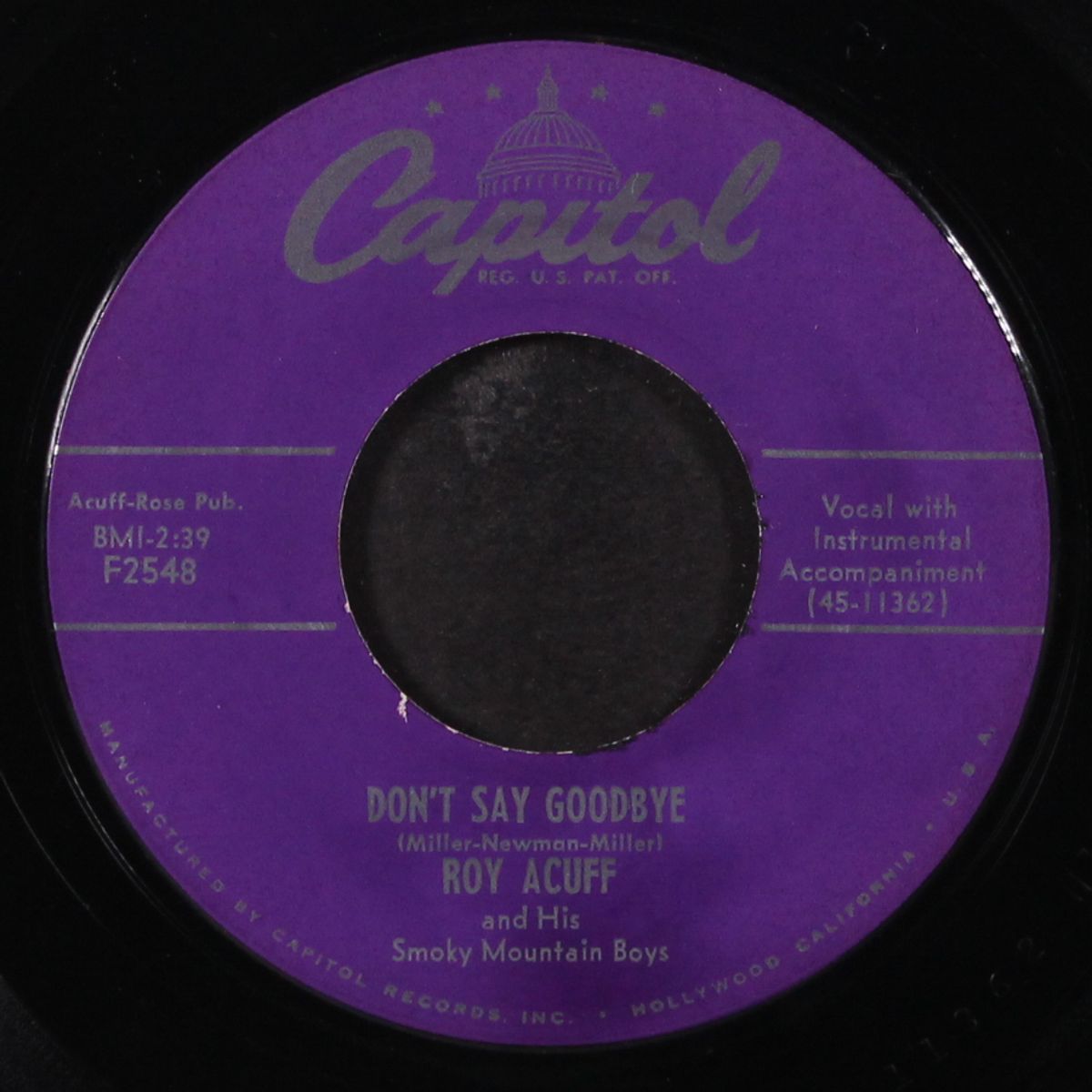 sixteen chickens and a tamborine by ROY ACUFF