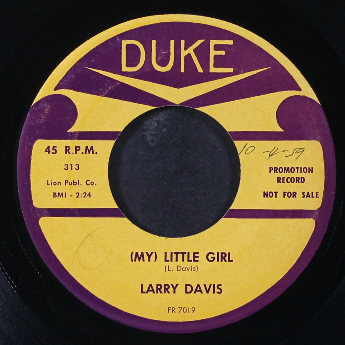 angels in houston / (my) little girl by LARRY DAVIS